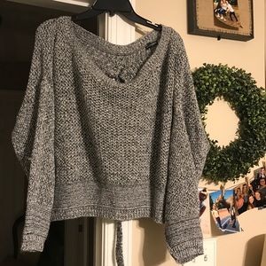 Lace up Express Sweater